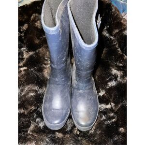 Chooka Ladies' Mid Height Boots - BLACK rain boots size 6